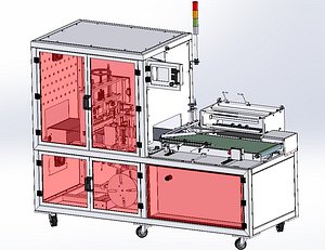Automatic L-Bar Shrink Wrapping Machine  - PE POF Film Heat Seal and Shrink Tunnel Packaging model