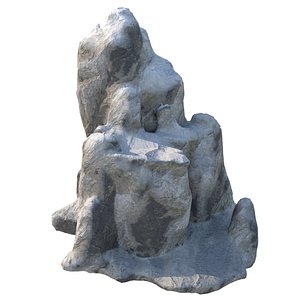 3D snow cliff
