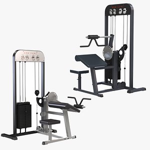GYM Biceps and Triceps Machine Colleciton model