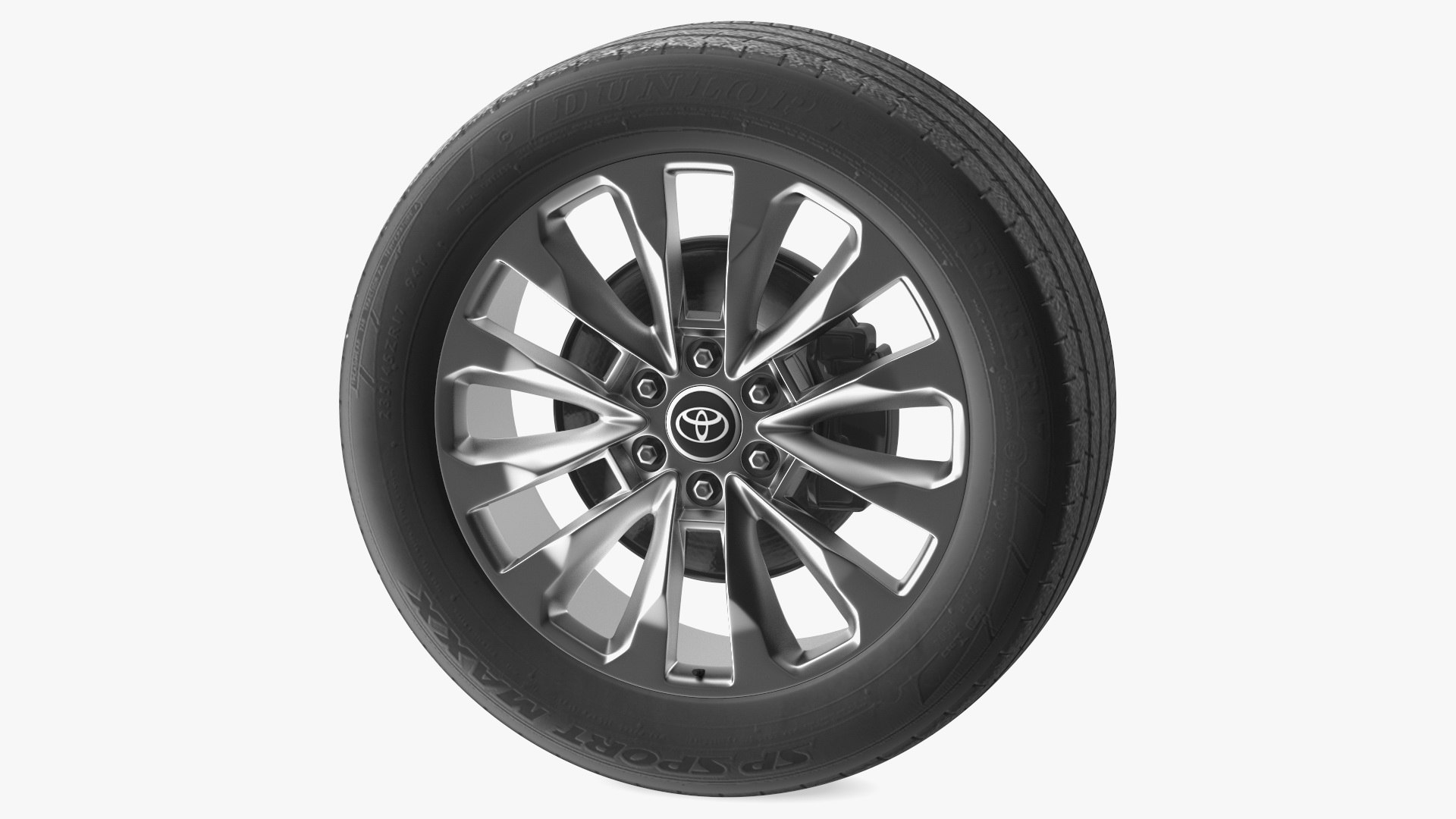 Toyota Land Cruiser Wheel 3D model preview