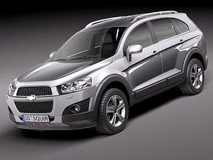 chevrolet captiva 2012 suv 3d model