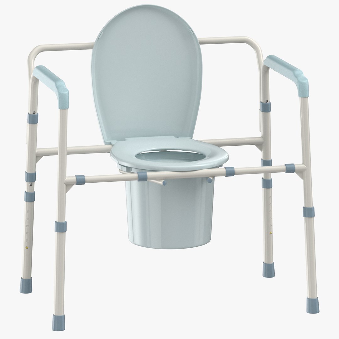 Medical Bedpan Commode Chair 3D TurboSquid 1350221