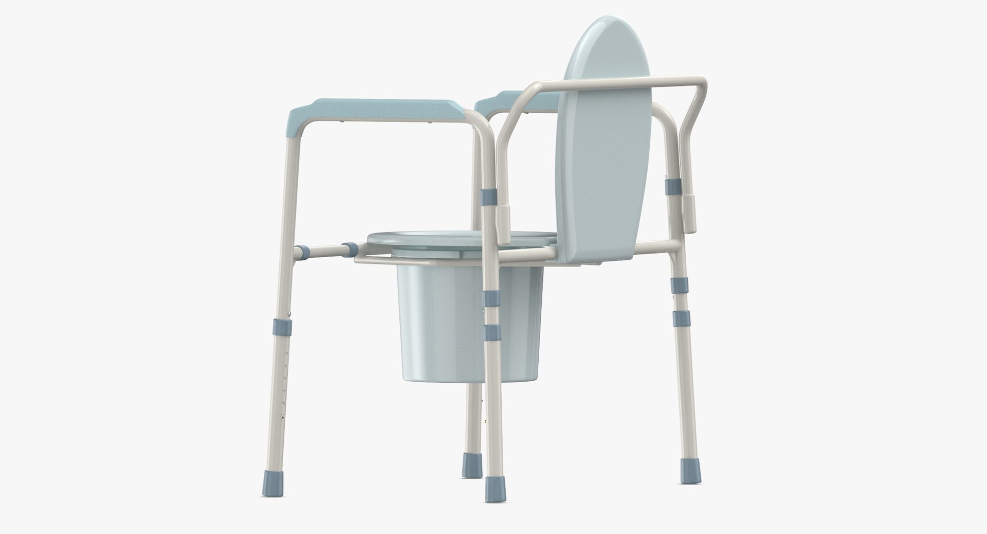 Medical bedpan commode chair 3D TurboSquid 1350221