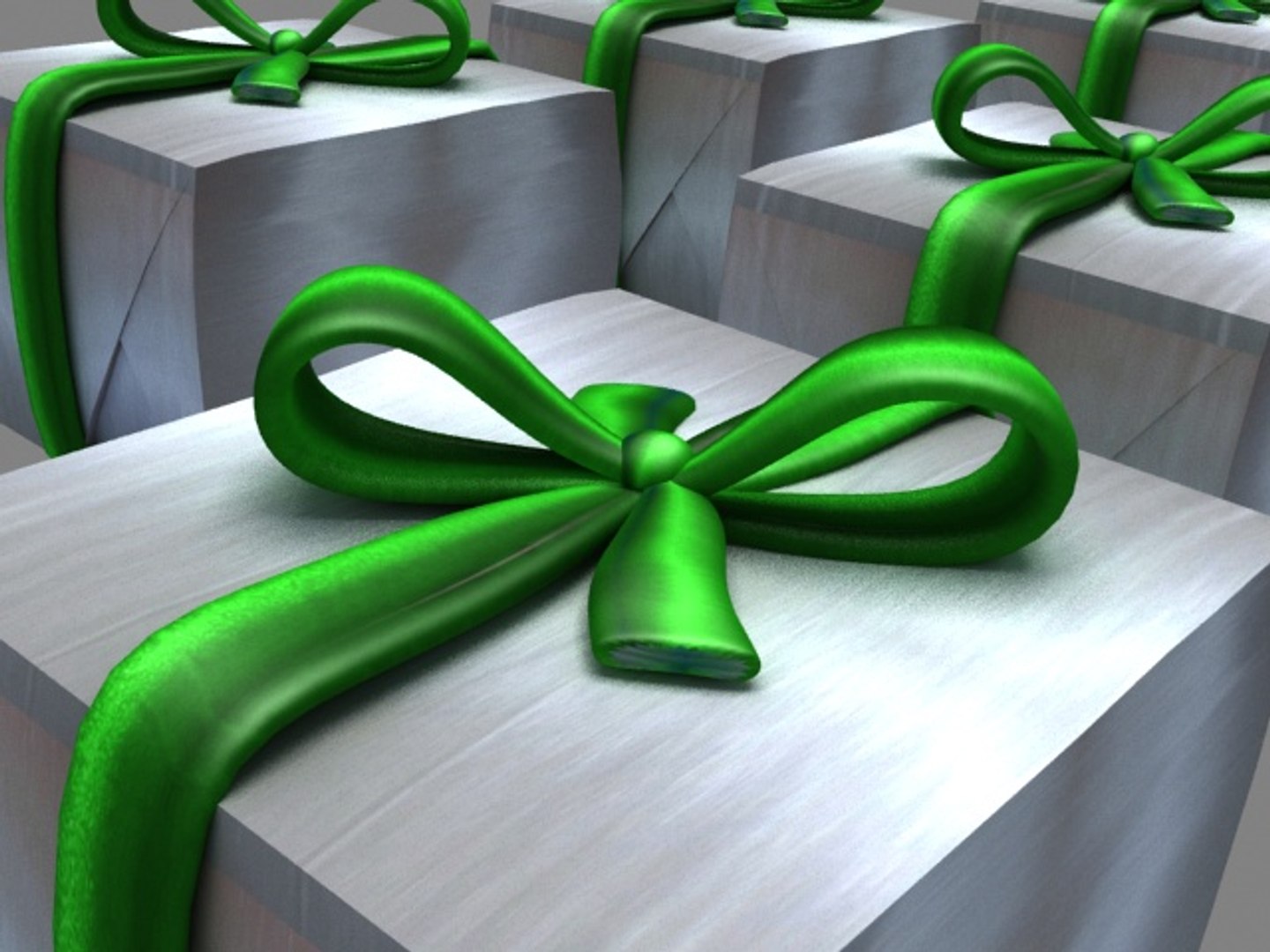 gift ribbon 3d model