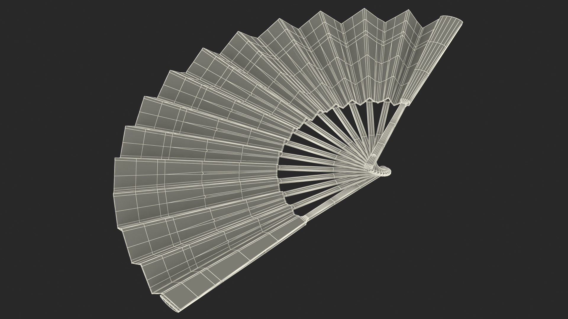 3D model Traditional Chinese Fan - TurboSquid 1821761