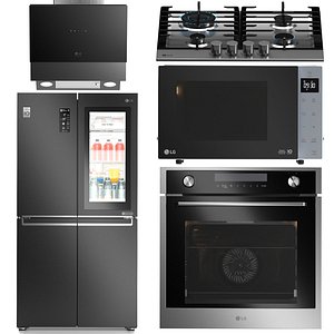 LG Kitchen Appliance Set 3 3D