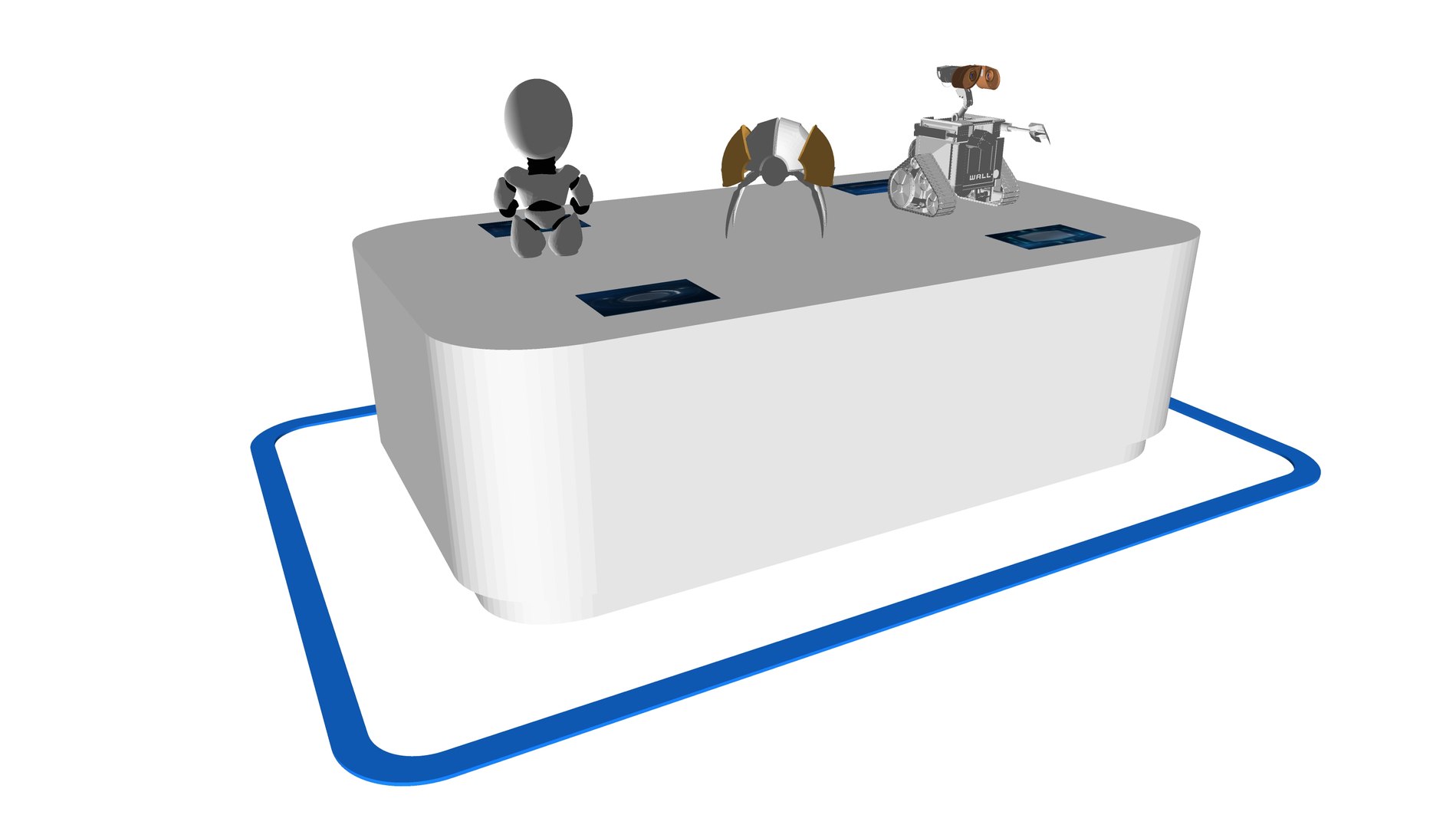 Showcase Display Stand 3D - TurboSquid 2283241