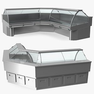 Corner Refrigerated Display Case