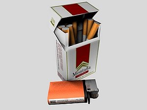Bundle Montana Cigarettes 3D Models For Download