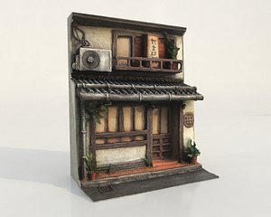 3D japanese house model