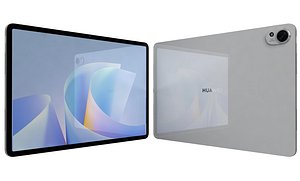 Huawei MatePad 11 5 S 2025 White And Huawei MatePad Air 12 Gray 3D