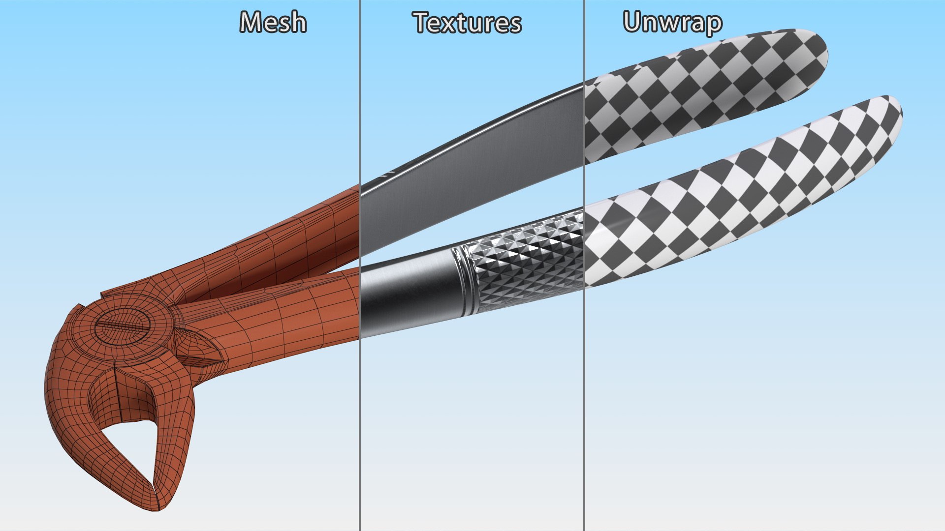 Tooth Extracting Forceps Model - TurboSquid 2131546