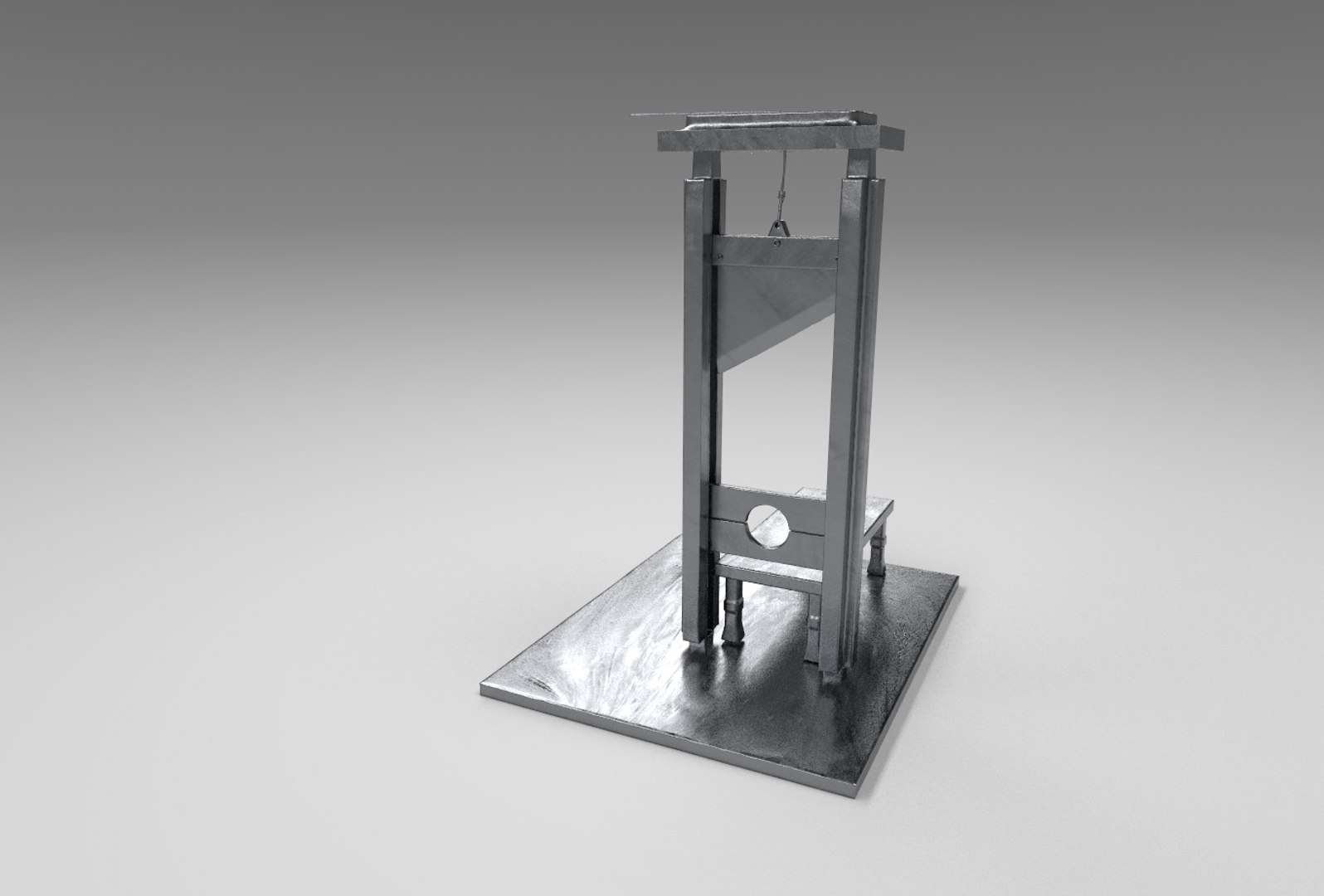 Guillotine Execution 3D - TurboSquid 1560590
