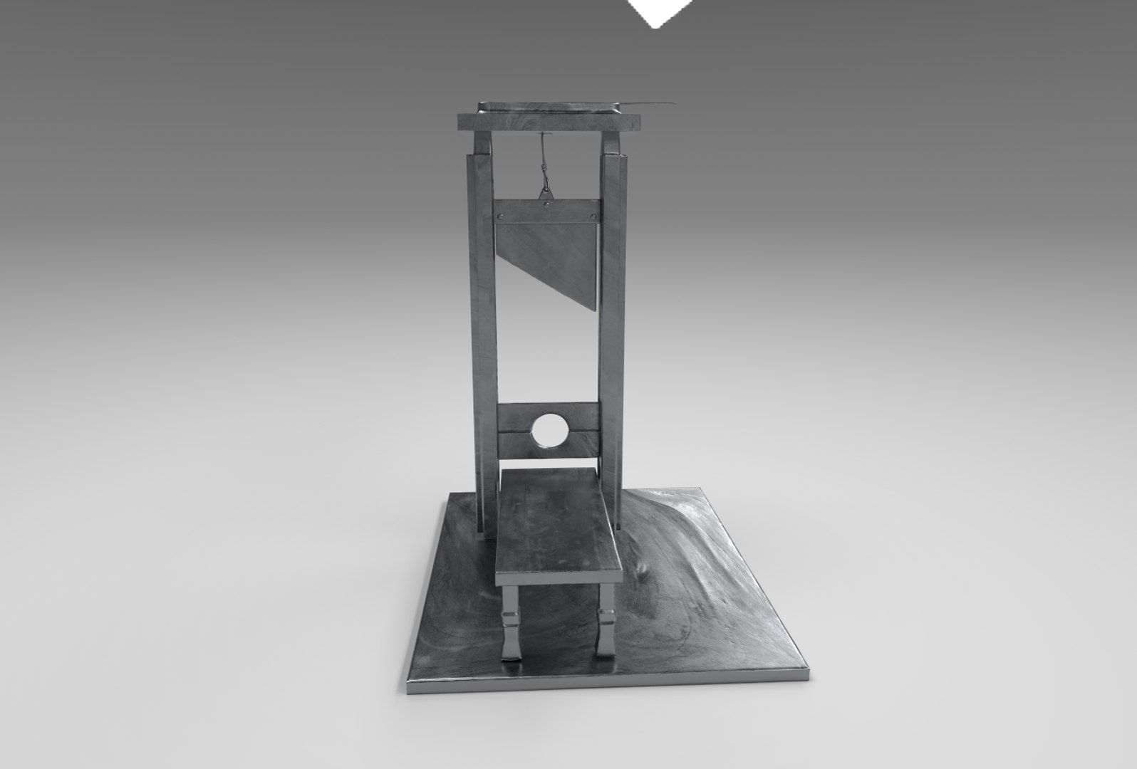 Guillotine Execution 3D - TurboSquid 1560590 image.