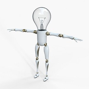 light bulb man
