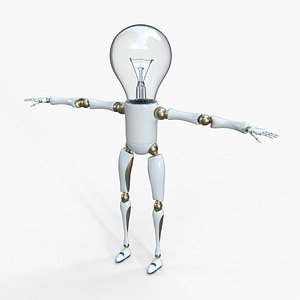 light bulb man