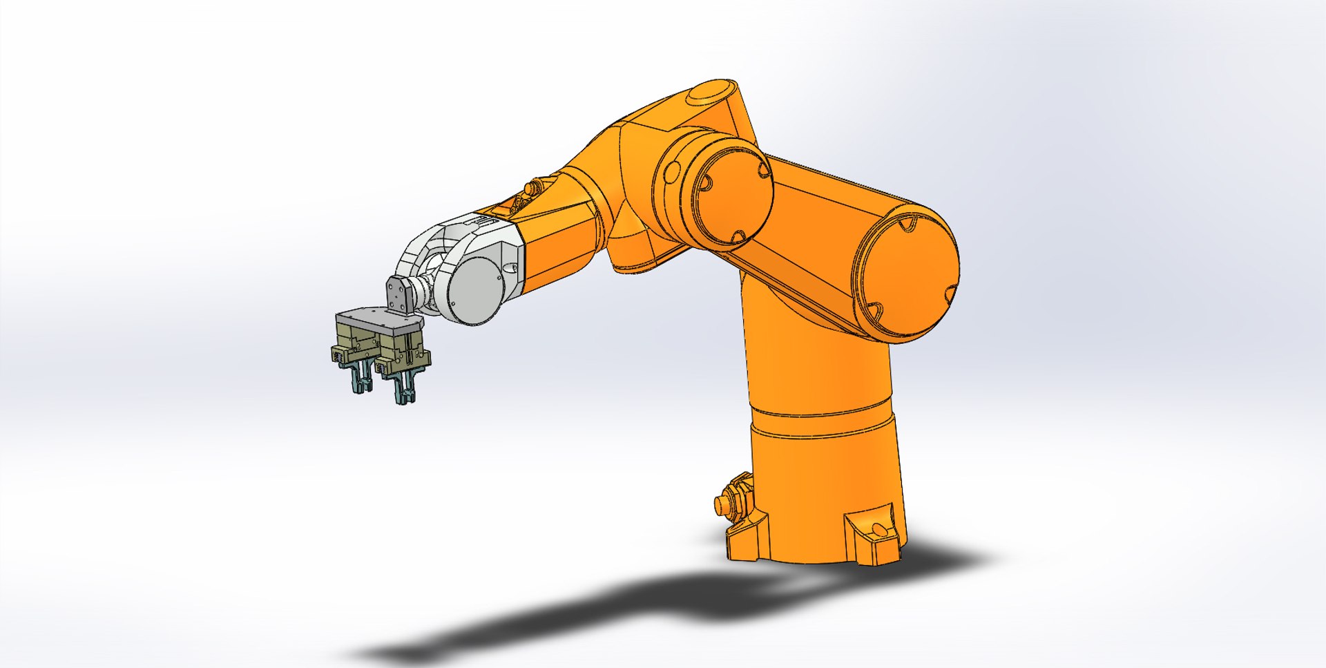 3d model robot arm