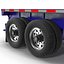 Flatbed Trailer Generic 3D Model