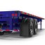 Flatbed Trailer Generic 3D Model