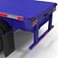 Flatbed Trailer Generic 3D Model