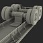 Flatbed Trailer Generic 3D Model