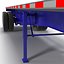 Flatbed Trailer Generic 3D Model