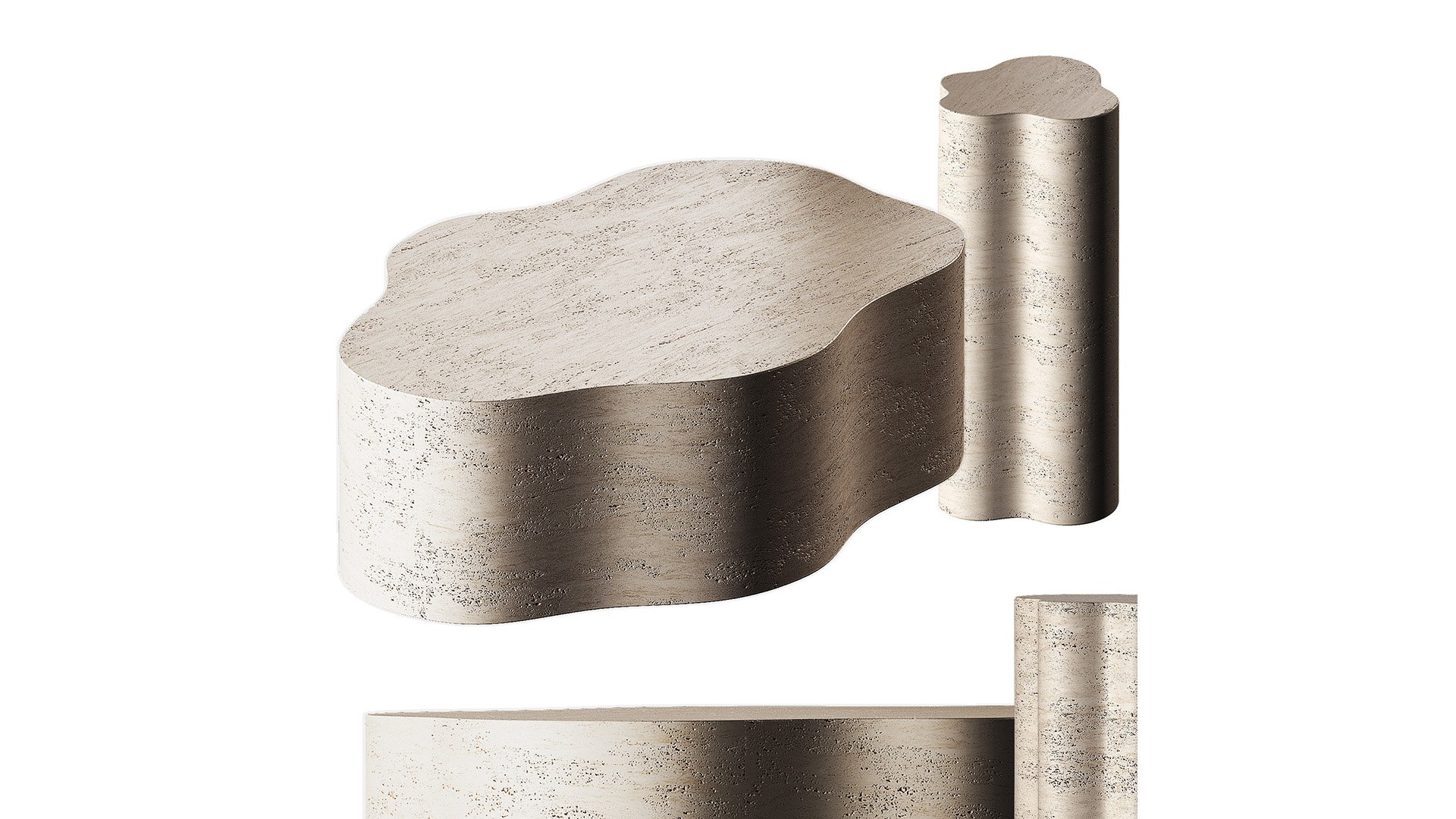 Fleur Faux Travertine Resin Coffee Side Table Crate Barrel model https://p.turbosquid.com/ts-thumb/4e/aNZztJ/Qi/preview3/jpg/1730803610/1920x1080/fit_q87/975dd37870562985dafc37a348d3f7950ae1a283/preview3.jpg