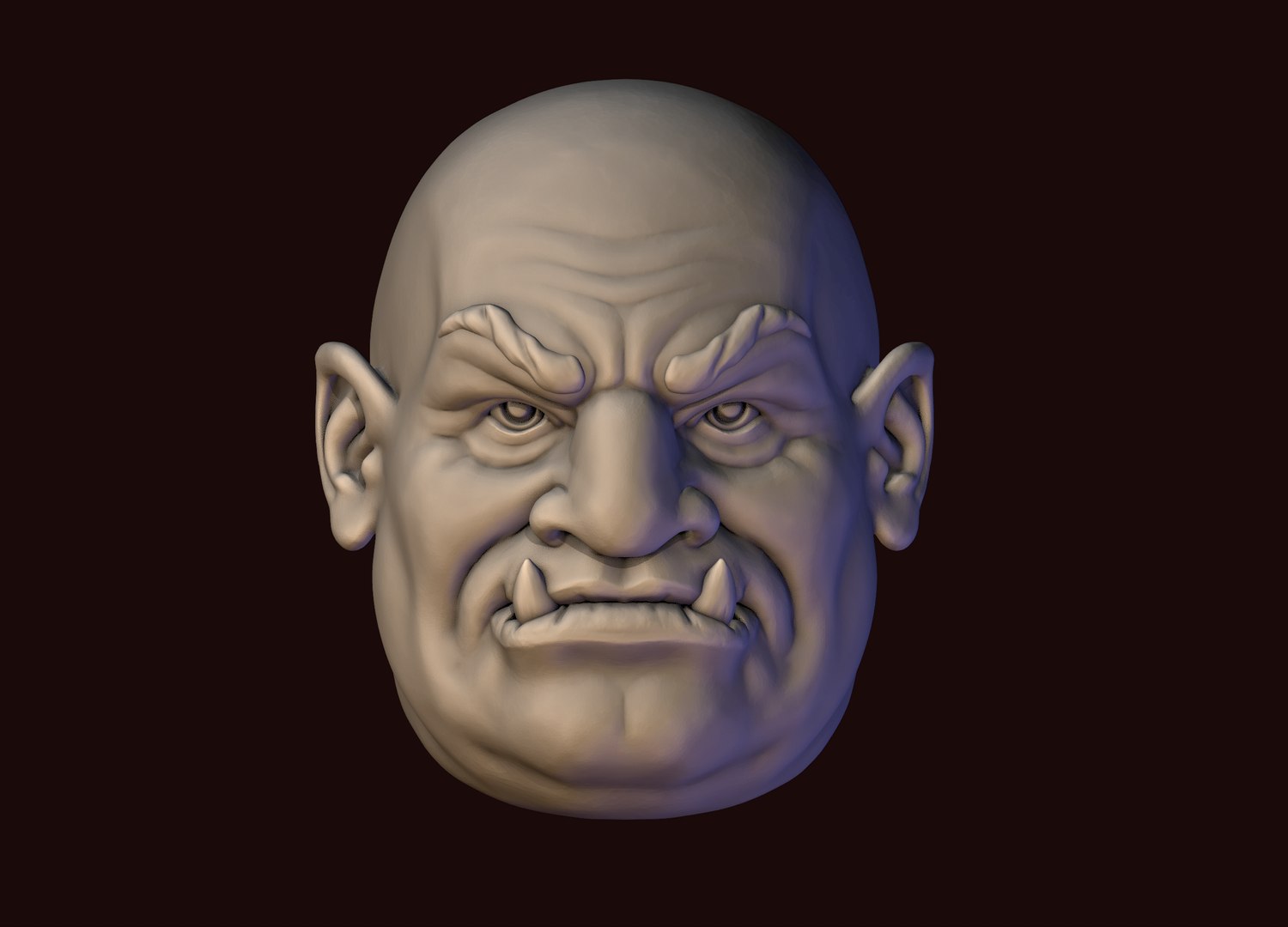 ORC head 3D print 3D model - TurboSquid 1876259