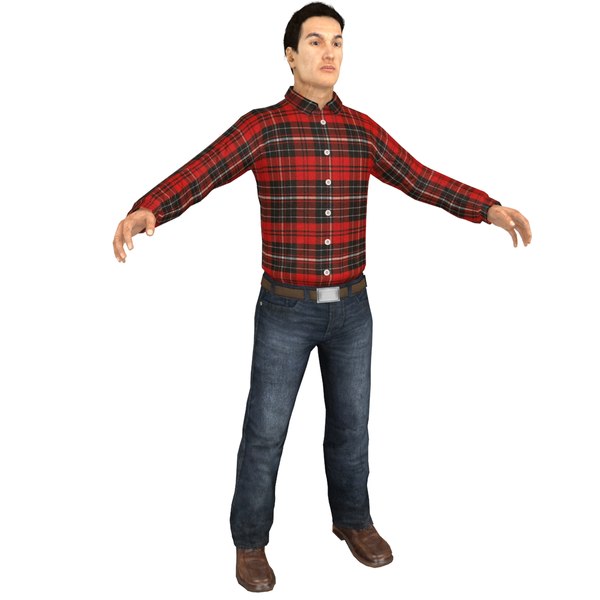 casual man 3D model