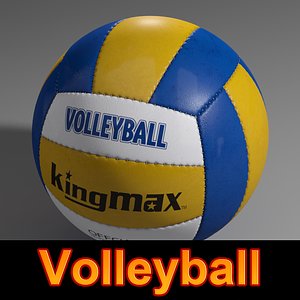 3d volleyball volley ball model