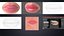 Colección de labios, orejas y nariz