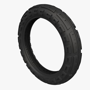 3D model monowheel tire