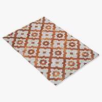 Trc cowhide morrocco rug