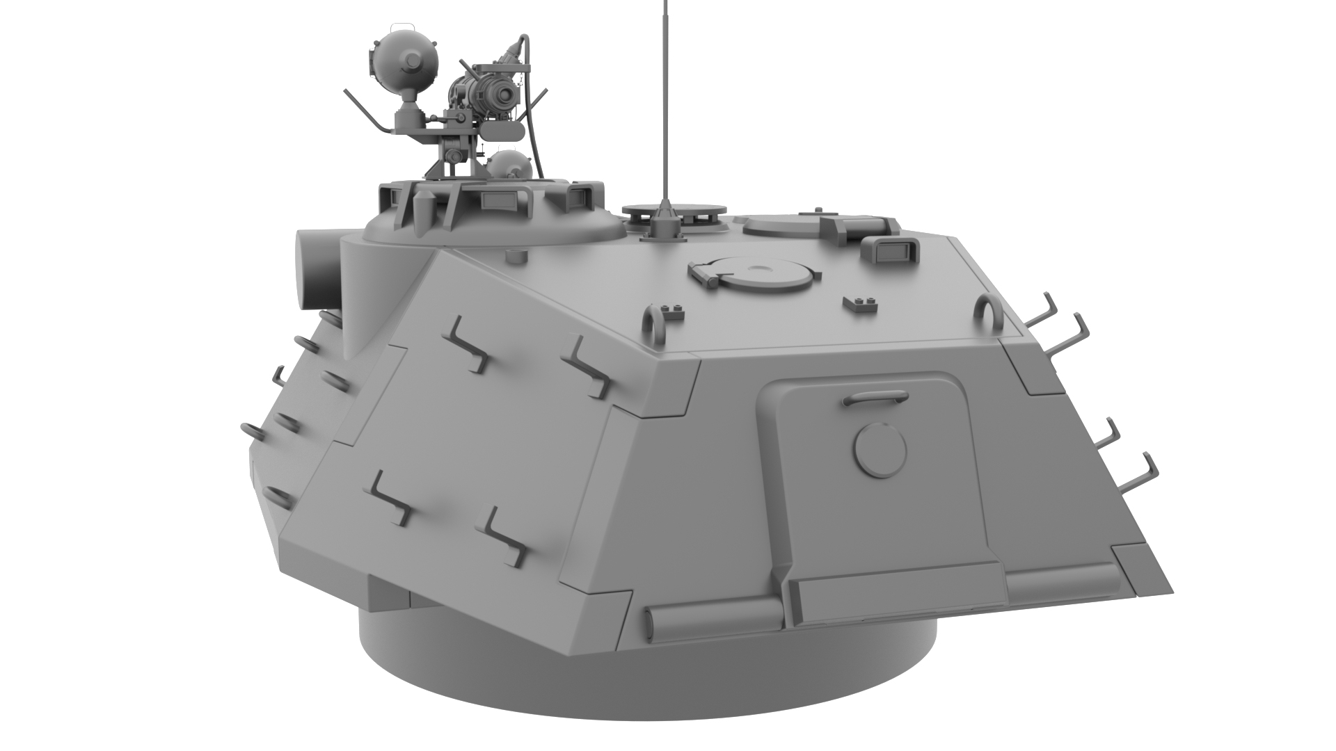 e-100 s-turret3d模型