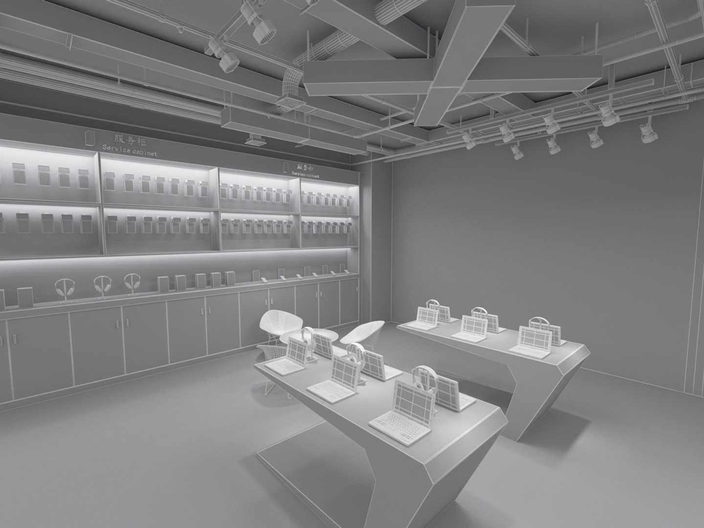 Mobile Phone Store 3 3D Model - TurboSquid 2096362