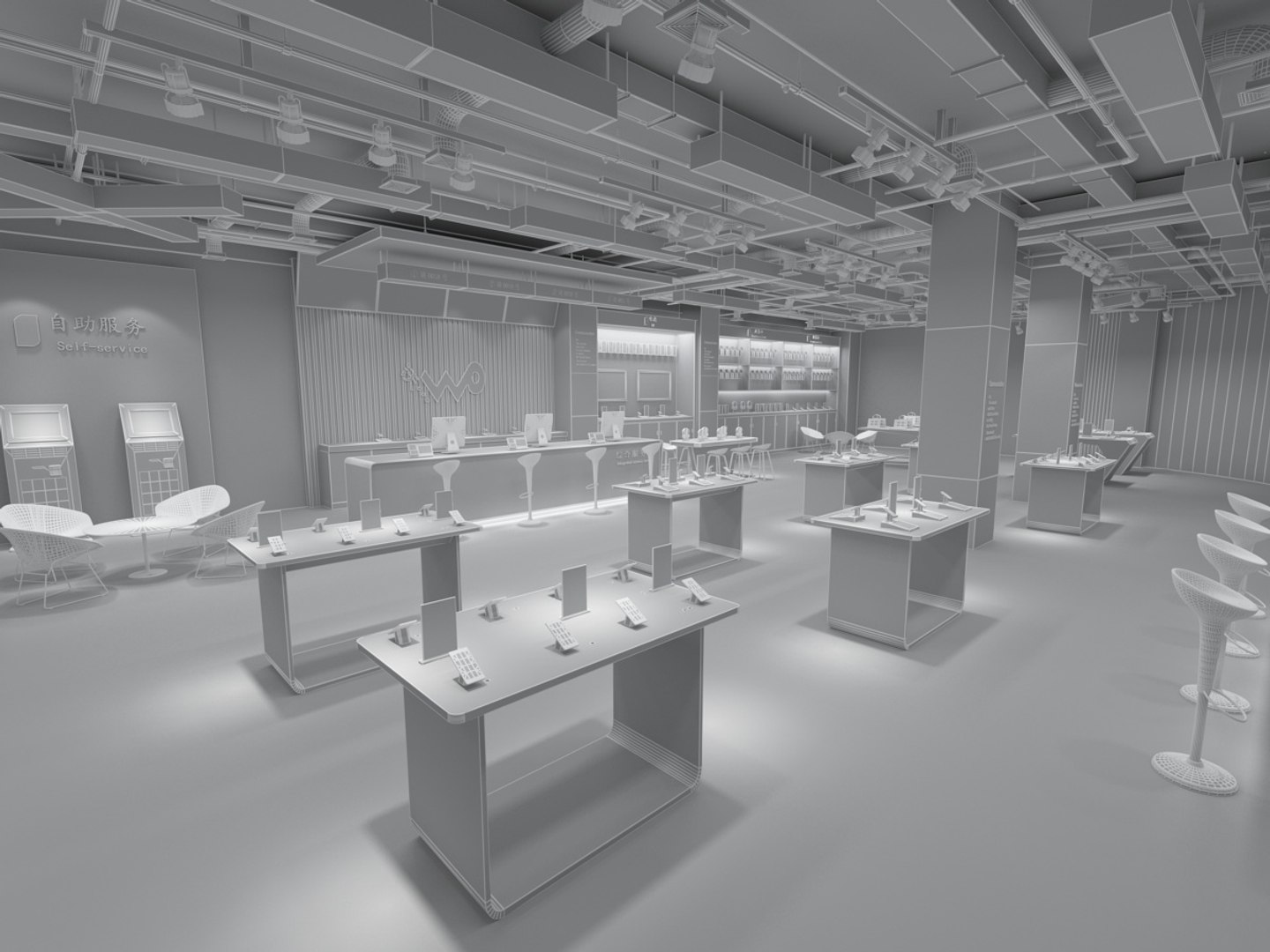 Mobile Phone Store 3 3D Model - TurboSquid 2096362