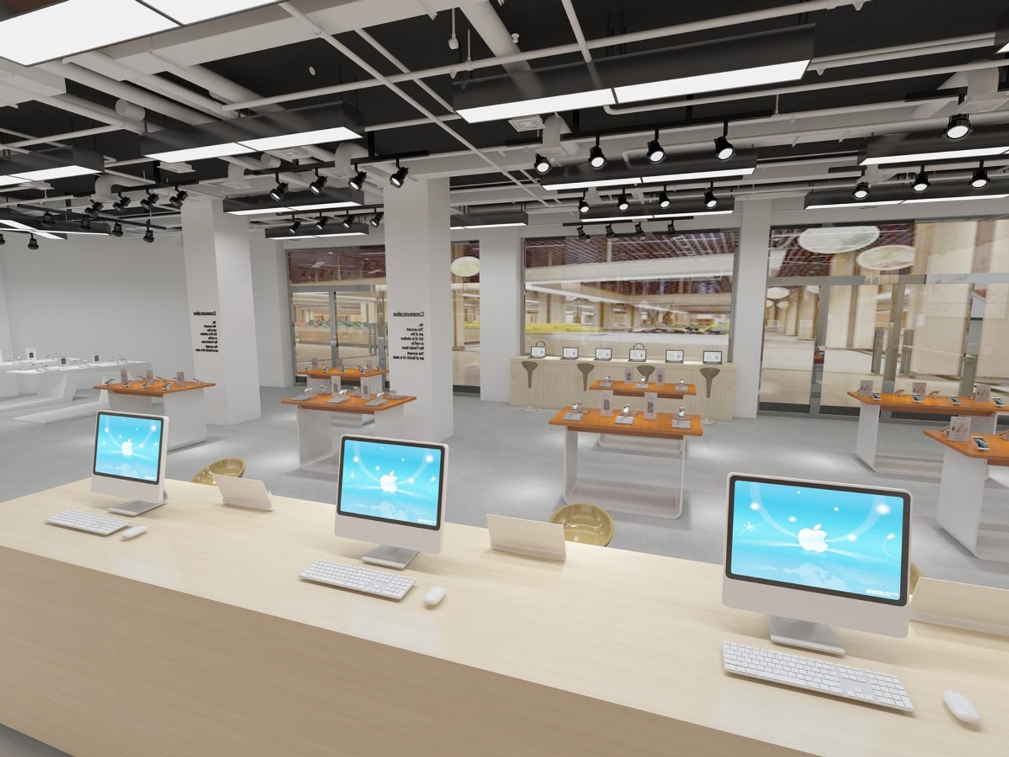 Mobile Phone Store 3 3D Model - TurboSquid 2096362