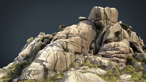 3D model mountain rocks 5