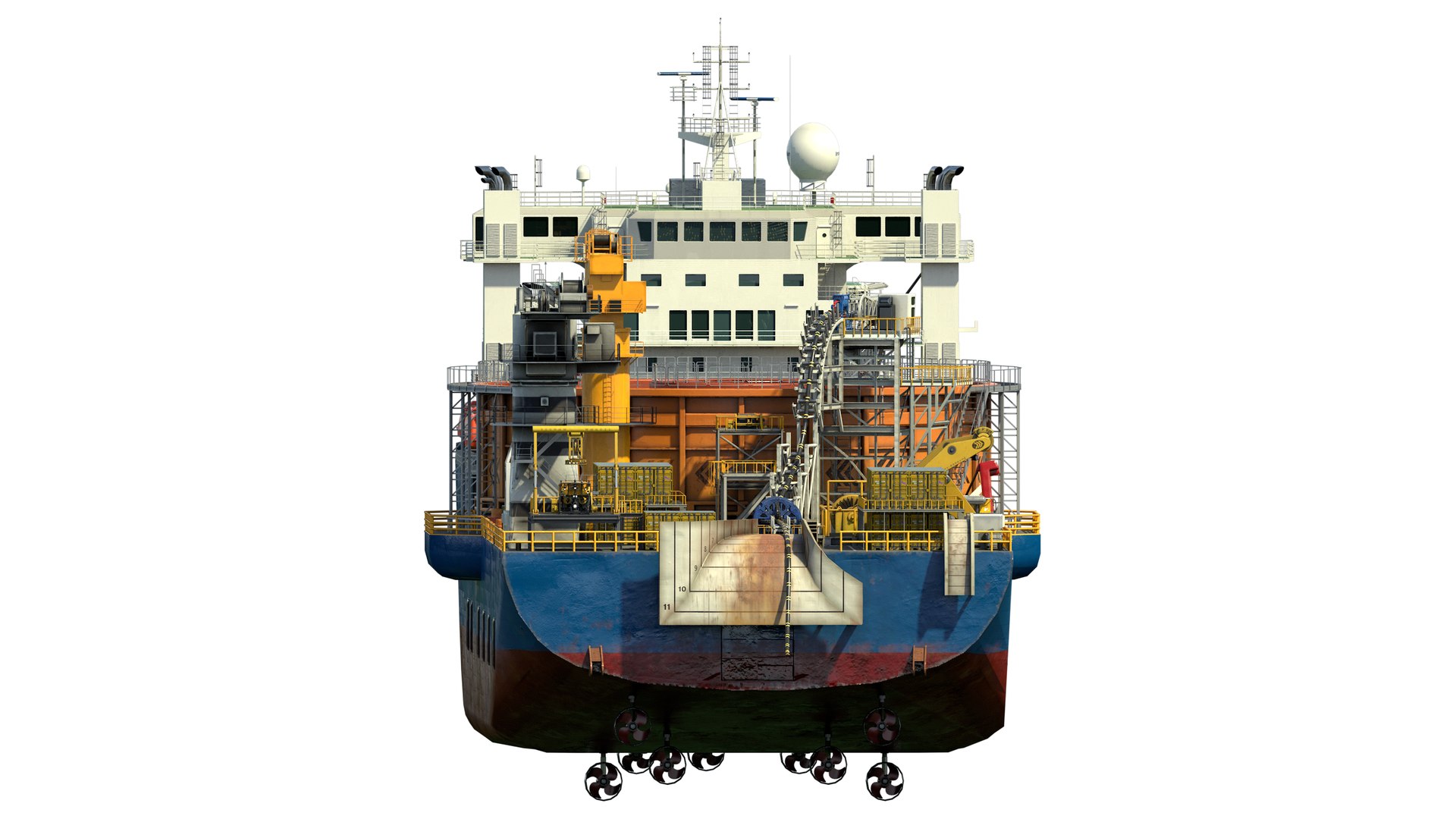 Cable Laying Vessel 3D Model - TurboSquid 2499345