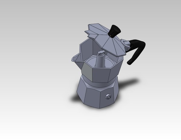 3d model moka bialetti