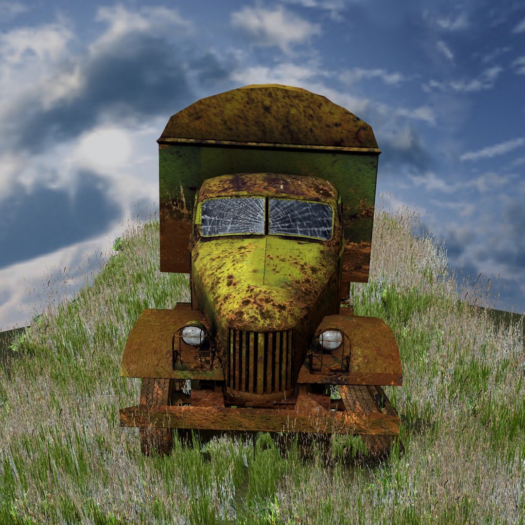 Old Rusty Zil- 3d Model