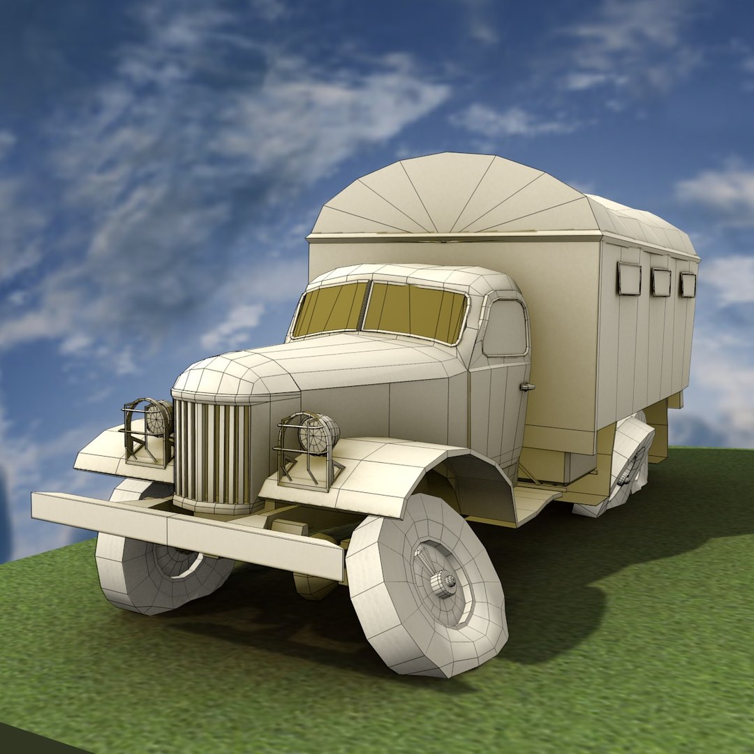 Old Rusty Zil- 3d Model