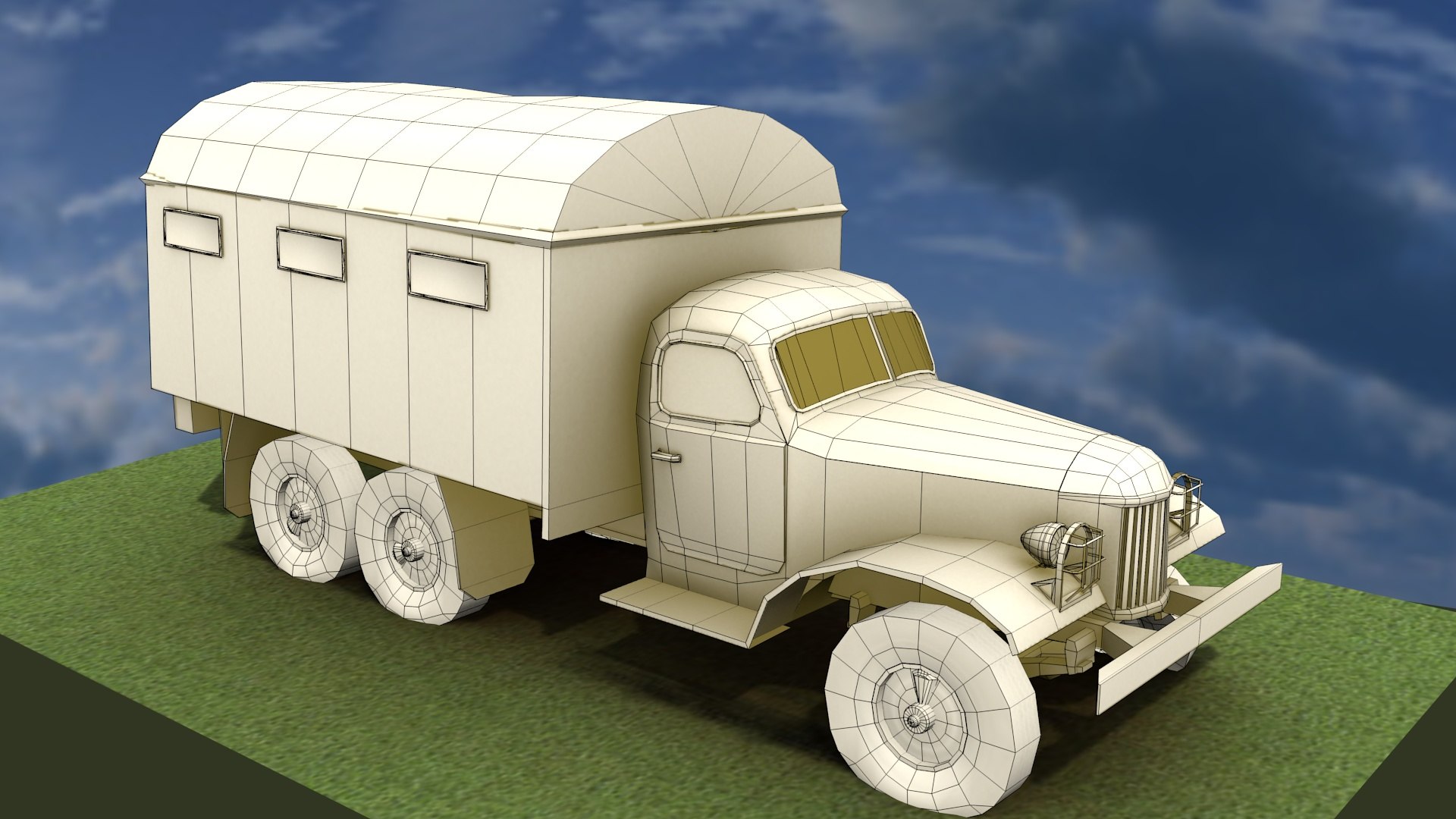 Old Rusty Zil- 3d Model