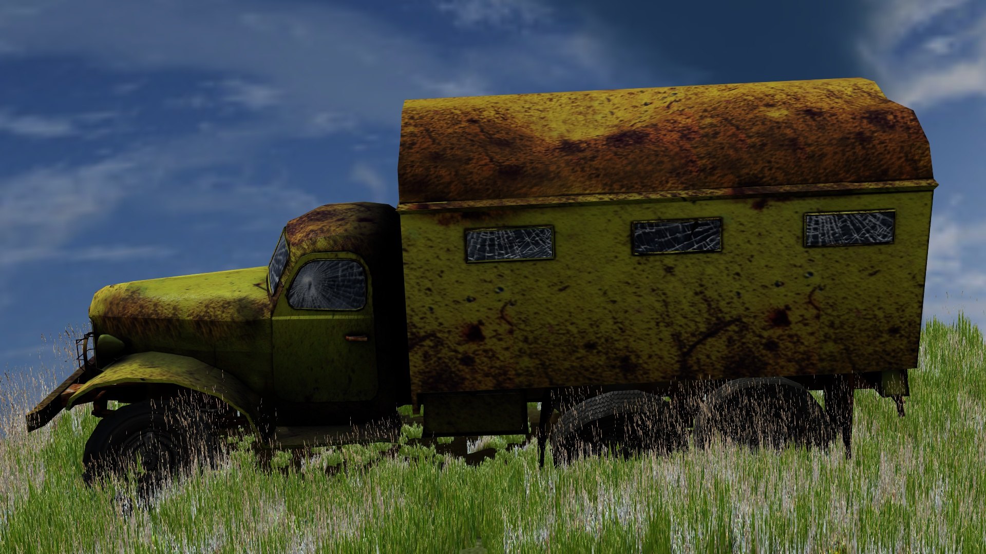 Old Rusty Zil- 3d Model