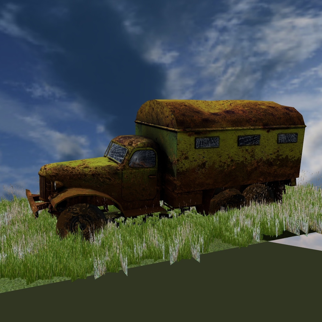 Old Rusty Zil- 3d Model