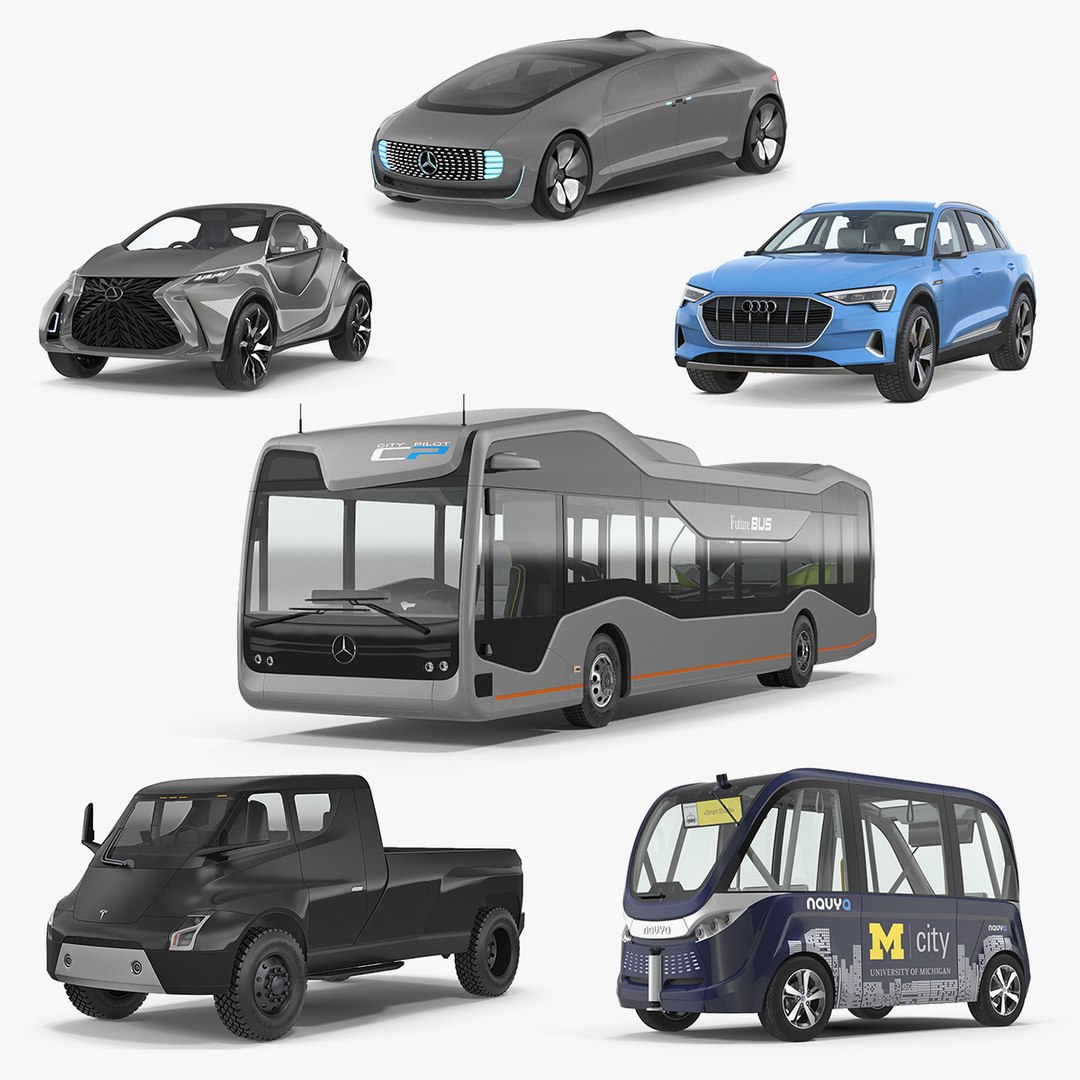 Concept Cars Collection 3D model preview
