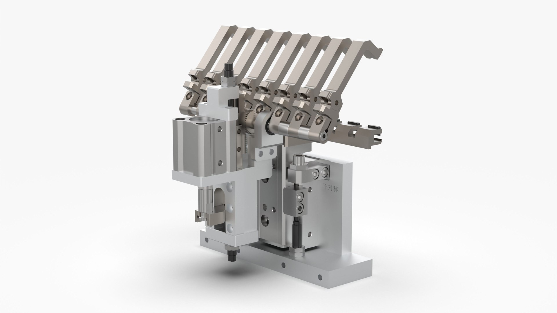 Rack And Pinion Gripper Mechanism Model TurboSquid 2035934