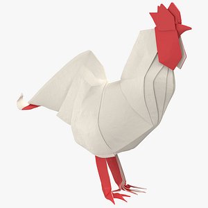 Rooster Origami