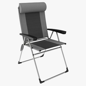 Folding camping reclining armchair 02