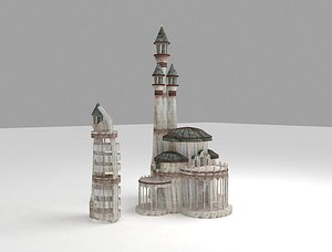 castle design 3d model